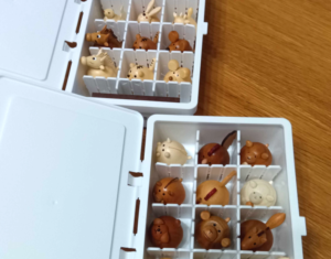 季節の飾り収納は、100円ショップのケースで!【スタッフ実例】